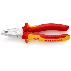 KNIPEX, KNIPEX 03 06 180 Combination Pliers Chrome Plated Vde 180 mm