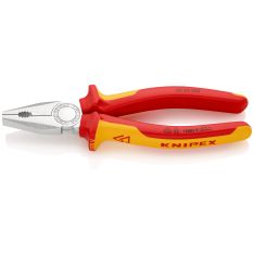 KNIPEX, Combination Pliers Chrome Plated Vde 200 mm