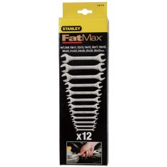 STANLEY, Fatmax® 12 Pieces Open End Wrench Set (Metric) , 6-32mm