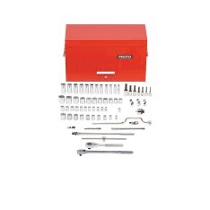 PROTO, 1/2" Drive 65 Piece Combination Socket Set - 8 And 12 Point