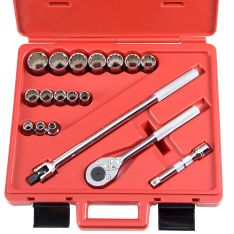 PROTO, 1/2" Drive 18 Piece Socket Set - 12 Point