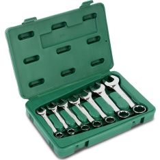 SATA, 7Pc. Full Polish Stubby Combination Wrench Set
