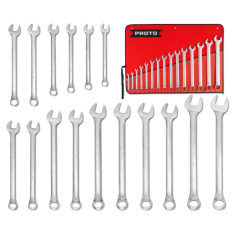 PROTO, 31 Piece Satin Combination Asd Wrench Set - 12 Point