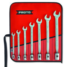 PROTO, 7 Piece Flex-Head Wrench Set - 12 Point