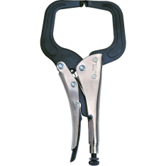 PROTO, Nickel Chrome Locking Pliers - C-Clamp 11-1/5"