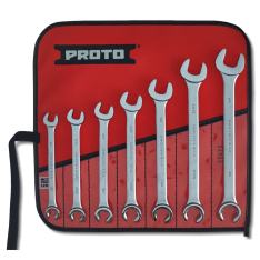 PROTO, 7 Piece Combination Flare Nut Wrench Set - 6 Point