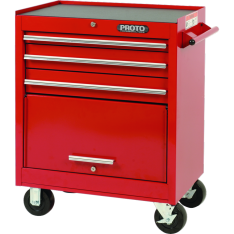 PROTO, 440Ss 27" Roller Cabinet - 3 Drawer, Red