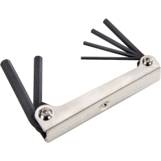 PROTO, 6 Piece Metric Long Folding Hex Key Set
