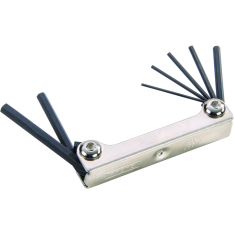PROTO, 7 Piece Metric Folding Hex Key Set