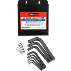 PROTO, 15 Piece Hex Key Set - Metric