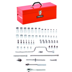 PROTO, 3/8" Drive 58 Piece Combination Socket Set - 12 Point
