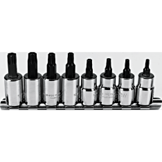 PROTO, 3/8" Drive 8 Piece Torxbit Socket Set