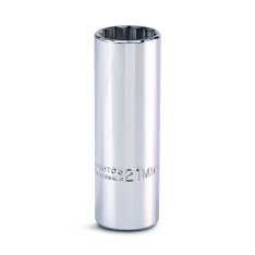 PROTO, 1/2" Drive Deep Socket 12 mm - 12 Point