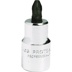 PROTO, 1/2" Drive Phillipsscrewdriver Bit Socket - # 2