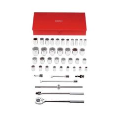 PROTO, 3/4" Drive 42 Piece Combination Socket Set - 12 And 6 Point