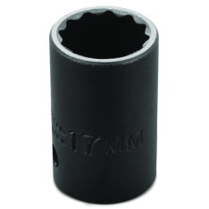 PROTO, 1/2" Drive Thin Wall Impact Socket 17 mm - 12 Point