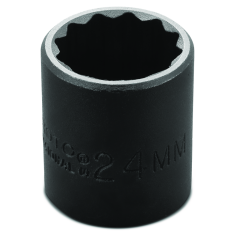PROTO, 1/2" Drive Thin Wall Impact Socket 24 mm - 12 Point