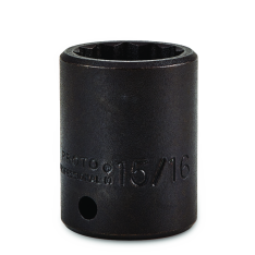 PROTO, 1/2" Drive Impact Socket 15/16" - 12 Point