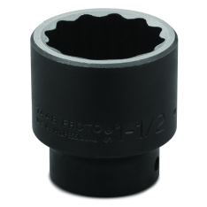 PROTO, 1/2" Drive Impact Socket 1-1/2" - 12 Point