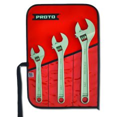 PROTO, 3 Piece Clik-Stopadjustable Wrench Set