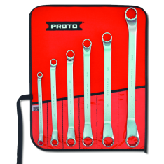 PROTO, 6 Piece Deep Offset Box Wrench Set - 12 Point