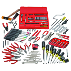 PROTO, 131 Piece Small Tool Set With Tool Box J9993-Na