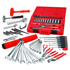 PROTO, 78 Piece Starter Set With Tool Box J9969-Na