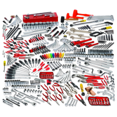 PROTO, 400 Piece Advanced Maintenance Tool Setwith Roller Cabinet J442742-8Rd And Top Chest J442719-12Rd-D