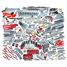 PROTO, 613 Piece Master Technician Maintenance Set With Workstation J455041-10Rd