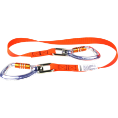 PROTO, Web Lanyard - (2) Triple Lock Swivel Carabiner, 4"