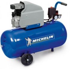 Michelin, Mb 50 Wheeled Electric Air Compressor - 2Hp Motor - 50 L - 220V