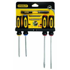 STANLEY, 4Pcs  Screw Driver Set Plus Free