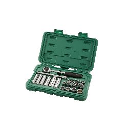 SATA, 22-Piece 3/8" Drive 6-Point Metric Socket Set