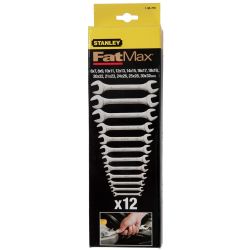 STANLEY, Fatmax® 12 Pieces Open End Wrench Set (Metric) , 6-32mm