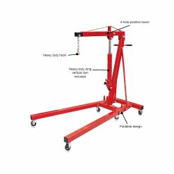 BIG RED, Engine Hoist 2 Ton (Folding Crane)