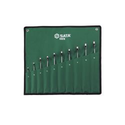 SATA, 10 Pc. Metric XL X-Beam Ratcheting Wrench Set (8-19mm)