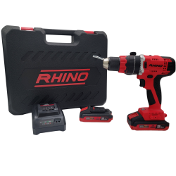 Rhino, Cordless Compact Hammer Drill 20V (2x2Ah Batteries)