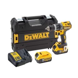 DeWALT, 18V Xr 5.0Ah Li-Ion Brushless 13mm Compact Hammer Drill Driver