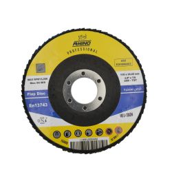 Rhino, 1 Pcs Flap Disc SS 115 x 22.23 mm (Grit 60) - Type 27