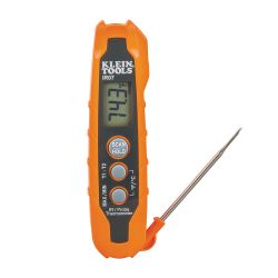 KLEIN, Dual IR/Probe Thermometer | 8:1 Ratio | -40°F to 572°F | IP54 Rated
