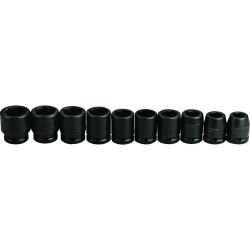 PROTO, 3/4" Drive 10 Piece Impact Socket Set - 6 Point