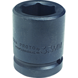 PROTO, 1" Drive Impact Socket 27 mm - 6 Point