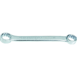 PROTO, Short Satin Double Box Wrench 3/8" X 7/16" - 12 Point