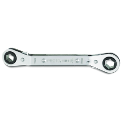PROTO, Offset Double Box Reversible Ratcheting Wrench 11 X 13 mm - 6 Point