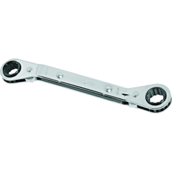 PROTO, Offset Double Box Reversible Ratcheting Wrench 5/8" X 3/4" - 12 Point