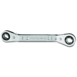 PROTO, Offset Double Box Reversible Ratcheting Wrench 12 X 14 mm - 6 Point