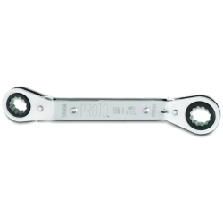 PROTO, Offset Double Box Reversible Ratcheting Wrench 15 X 17 mm - 12 Point