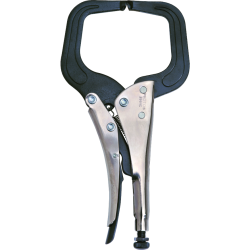 PROTO, Nickel Chrome Locking Pliers - C-Clamp 11-1/5"