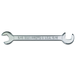 PROTO, Short Satin Angle Open-End Wrench - 5/16"