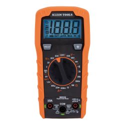 KLEIN, Manual-Ranging Digital Multimeter | 600V AC/DC | Lead Alert | MM325